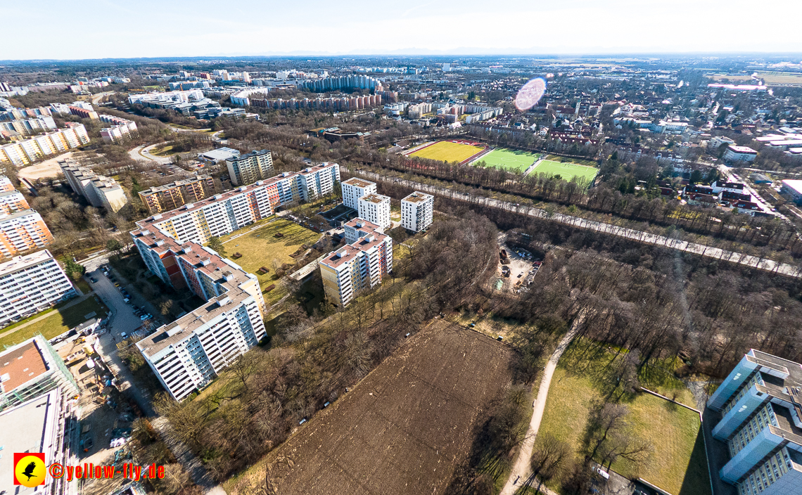 20.02.2023 - Baustelle zur Grundschule am Strehleranger in Neuperlach